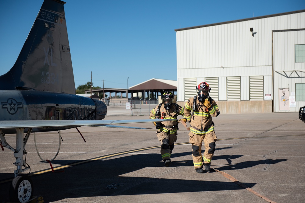 Laughlin Air Force Base Firefighter Training