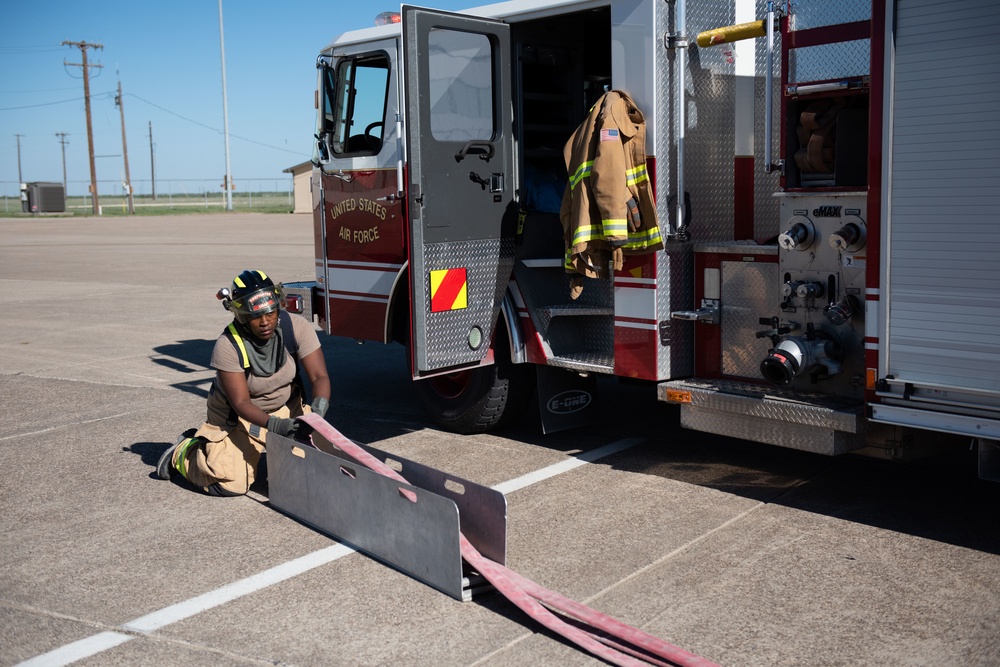 Laughlin Air Force Base Firefighter Training