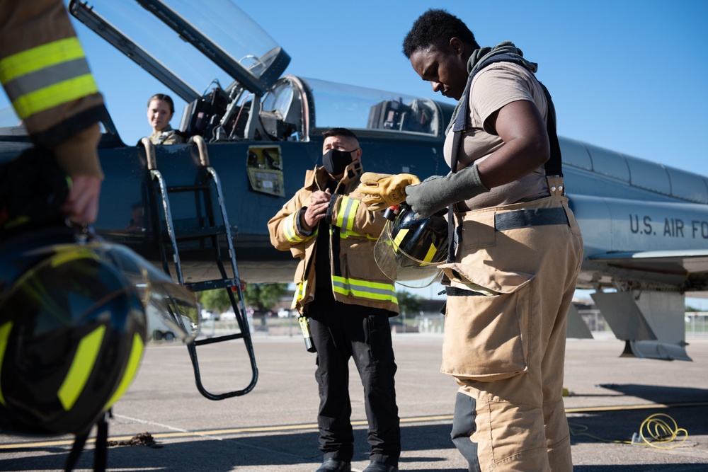 Laughlin Air Force Base Firefighter Training