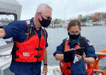 LANT AREA Commander receives post Hurricane Sally operations brief