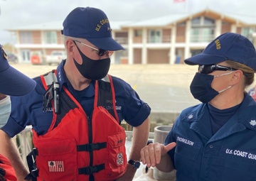 LANT AREA Commander receives post Hurricane Sally operations brief