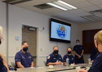 LANT AREA Commander receives post Hurricane Sally operations brief