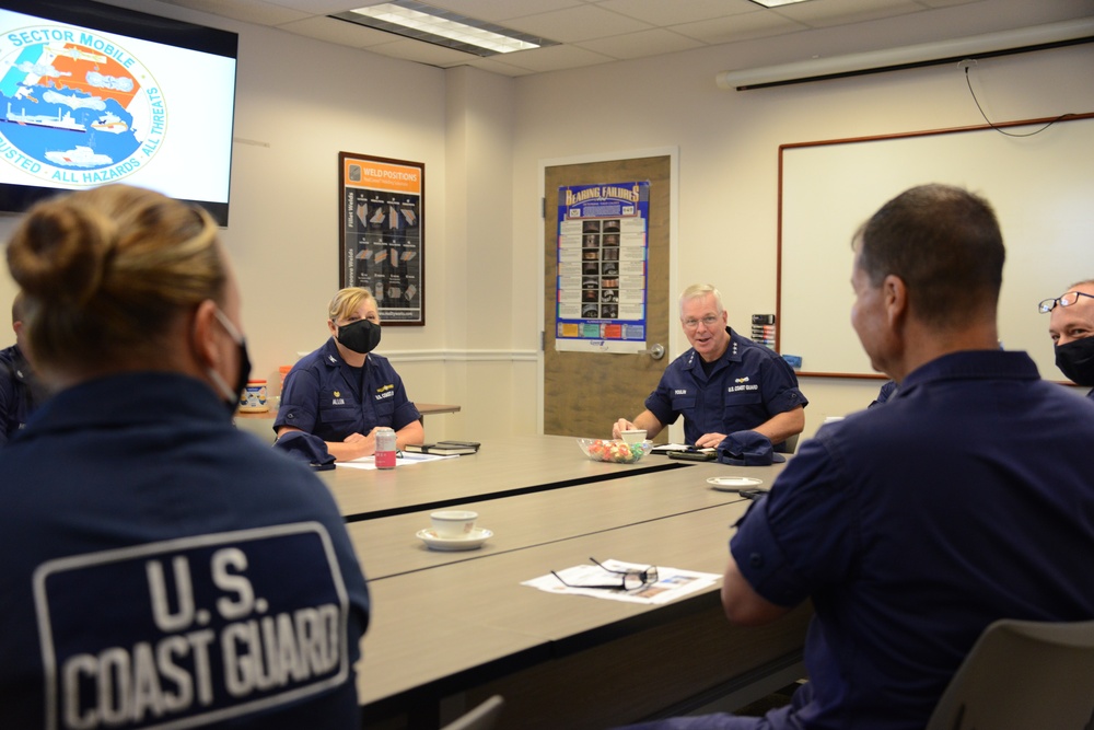 LANT AREA Commander receives post Hurricane Sally operations brief