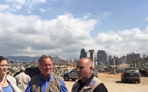 AAID John Barsa visits various areas in Beirut with WFP Director and U.S. Ambassador