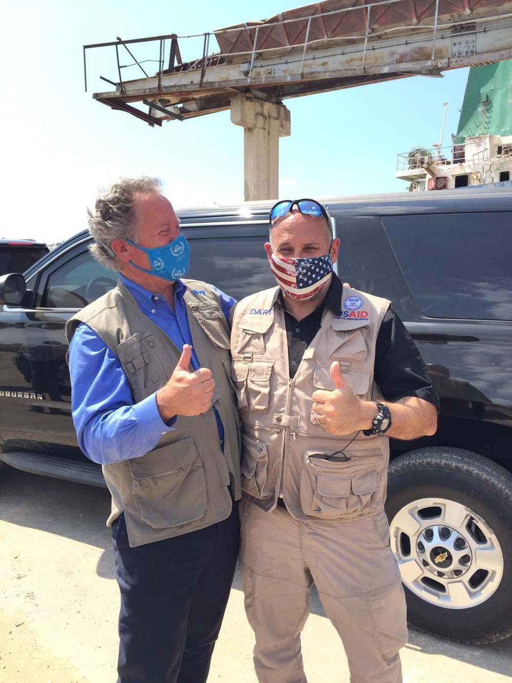 AAID John Barsa visits various areas in Beirut with WFP Director and U.S. Ambassador