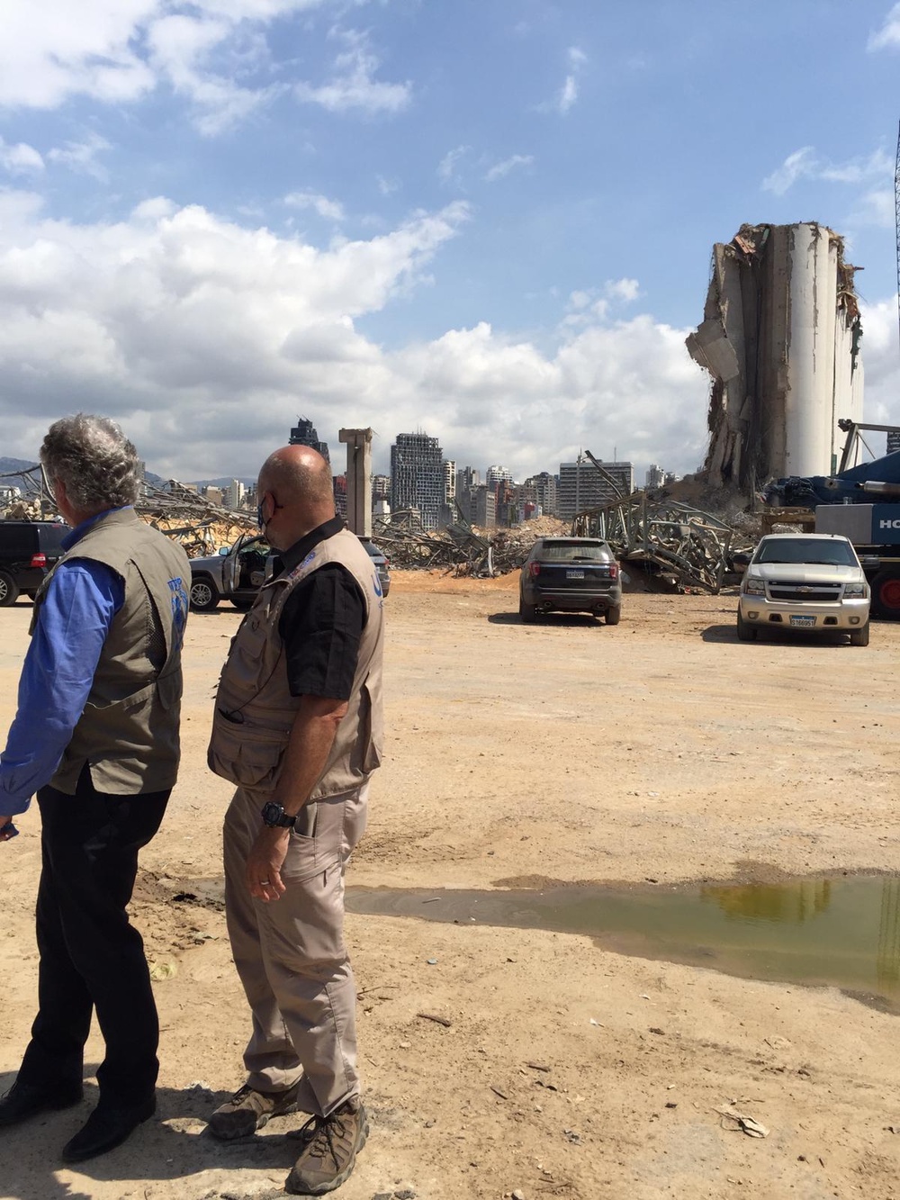 AAID John Barsa visits various areas in Beirut with WFP Director and U.S. Ambassador