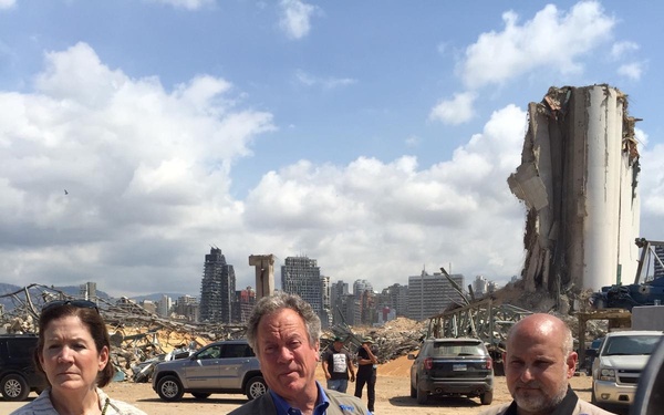 AAID John Barsa visits various areas in Beirut with WFP Director and U.S. Ambassador