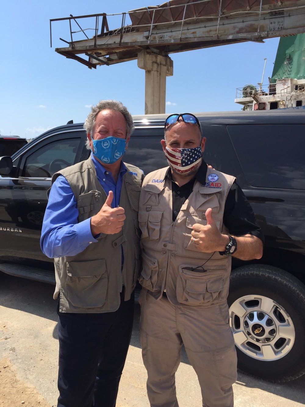 AAID John Barsa visits various areas in Beirut with WFP Director and U.S. Ambassador