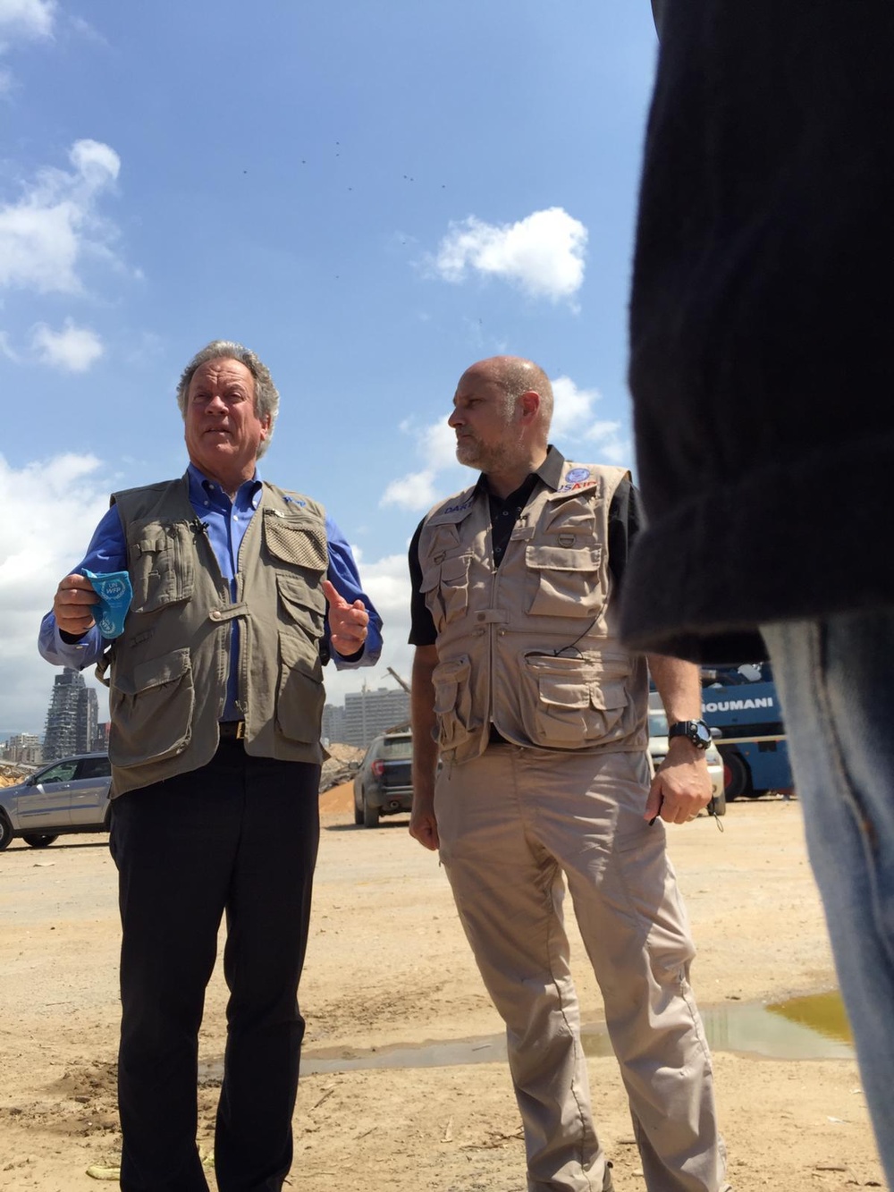 AAID John Barsa visits various areas in Beirut with WFP Director and U.S. Ambassador