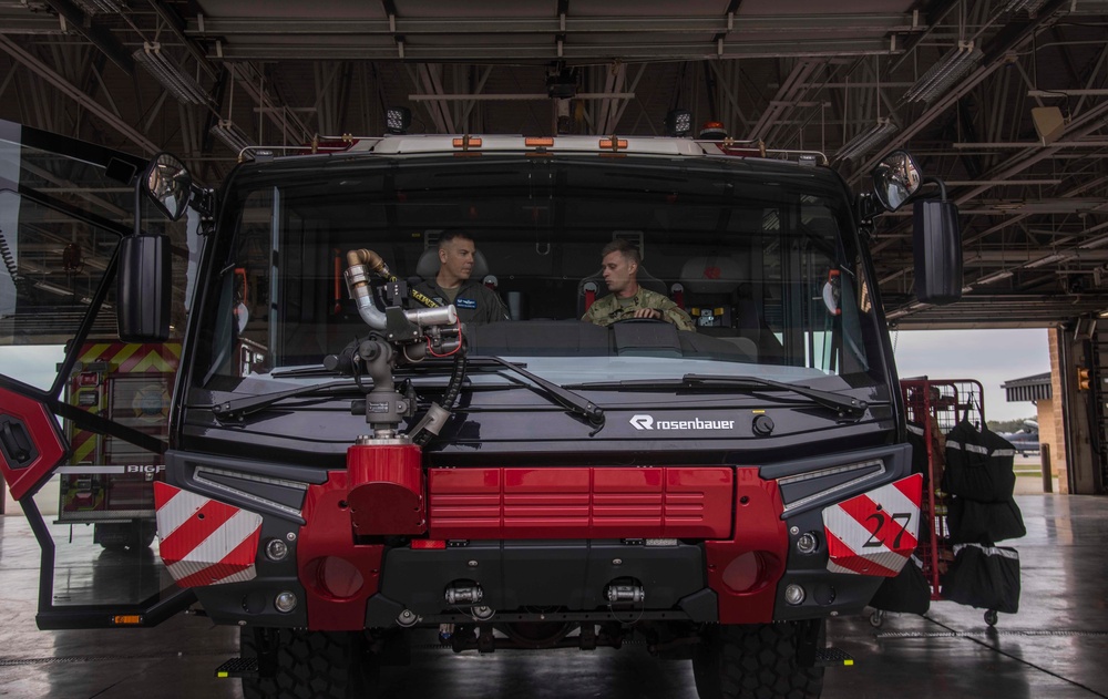 SJAFB integrates new fire truck