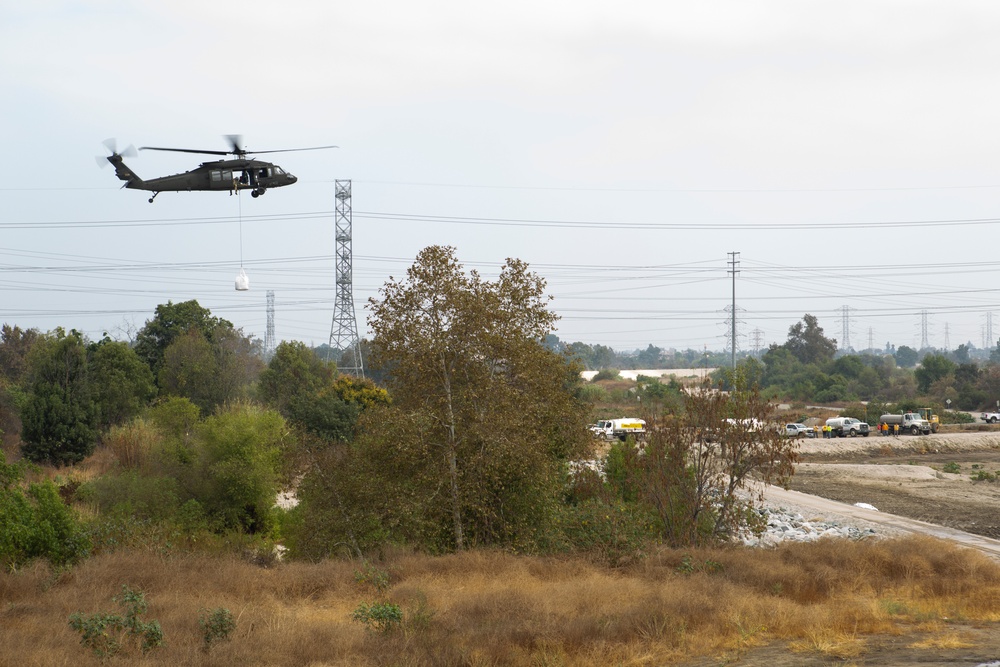 Cal Guard demonstrates flood-fighting capabilities