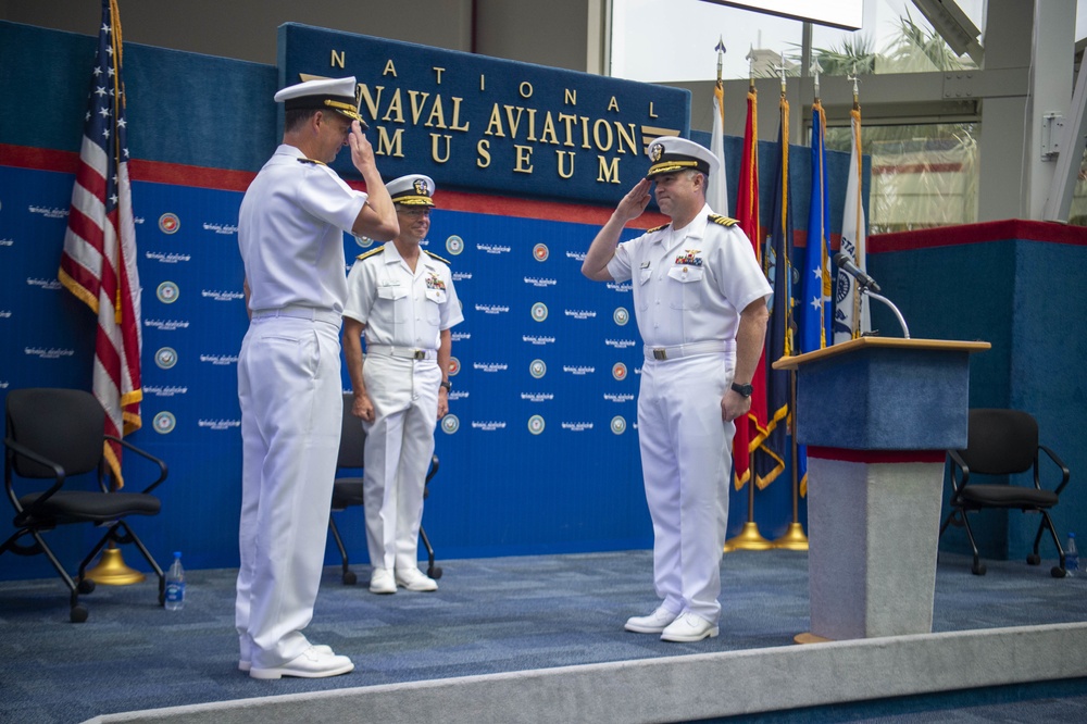 Chief of Naval Air Training Reserve Component Conducts Change of Command Ceremony