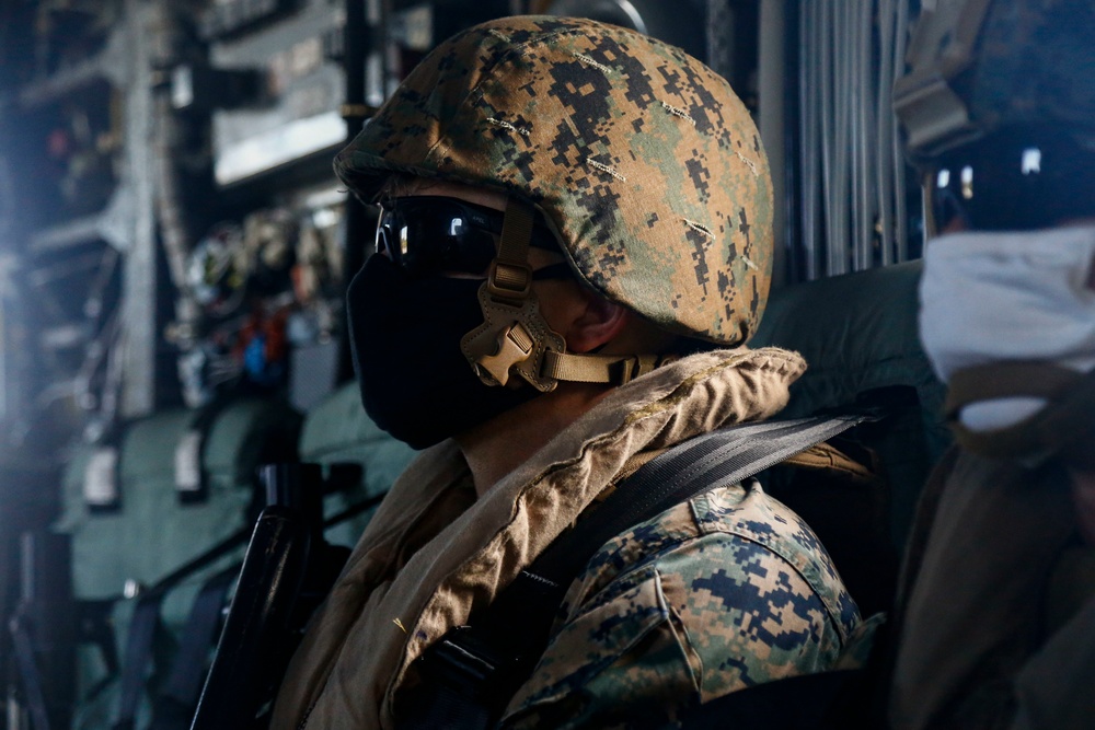 MCBH HQBN Marines participate in casualty evacuation exercise