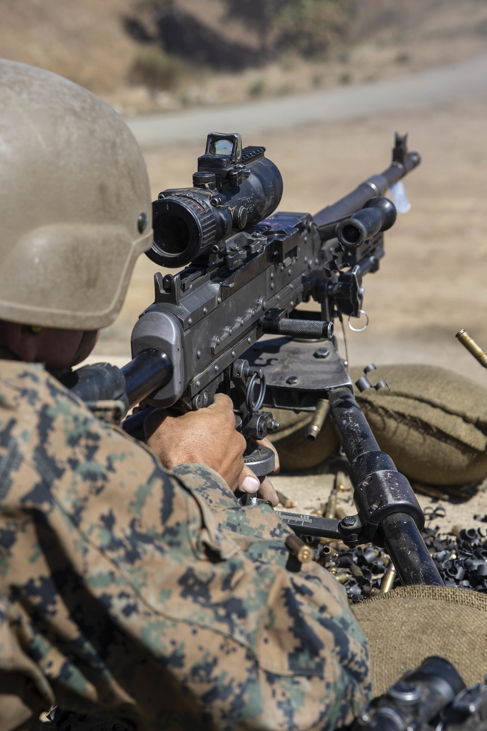 MCT Marines train on machine guns