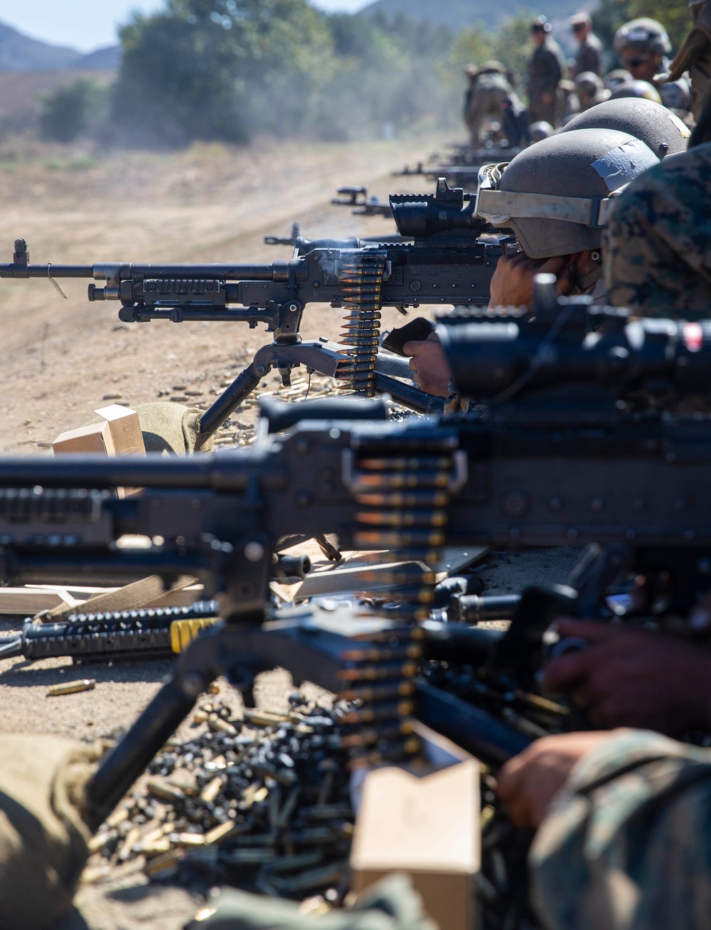 MCT Marines train on machine guns