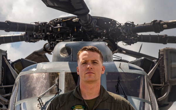 Company Commander pilots his Marines