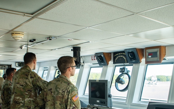 Crew Members Reposition LSV 5