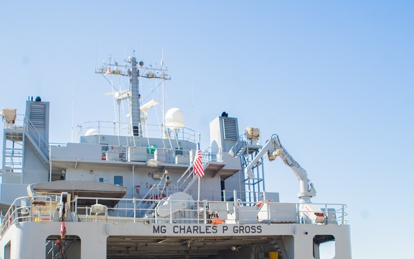 Workers Unload Equipment From LSV 5