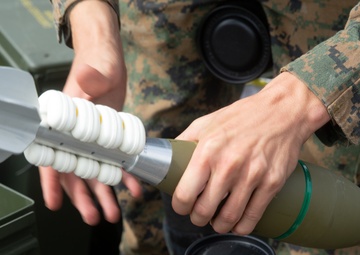 U.S. Marines participate in a live-fire mortar displacement range during exercise Fuji Viper 21.1