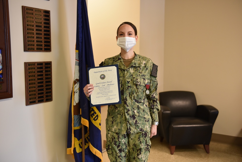 USFFB - Good Conduct Award MU3 Whitbeck
