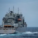 USS Halsey Conducts A Replenishment-at-sea