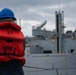 USS Halsey Conducts A Replenishment-at-sea