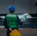 USS Halsey Conducts A Replenishment-at-sea