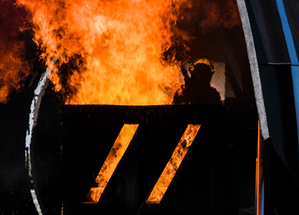 Collaboration builds comradery: Total Force, community firefighters train at Dover