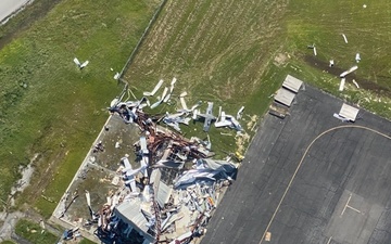 Coast Guard conducts overflight following Hurricane Delta
