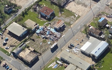 Coast Guard conducts overflight following Hurricane Delta