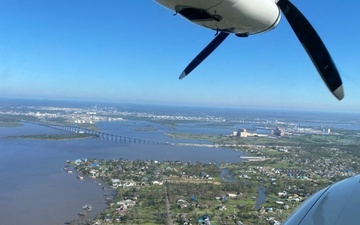 Coast Guard conducts overflight following Hurricane Delta