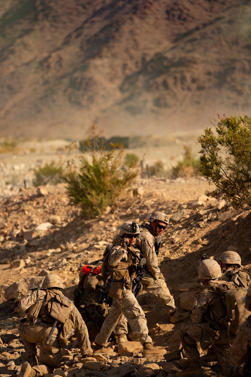 2/1 Conducts Range 410A Platoon Attacks During SLTE 1-21