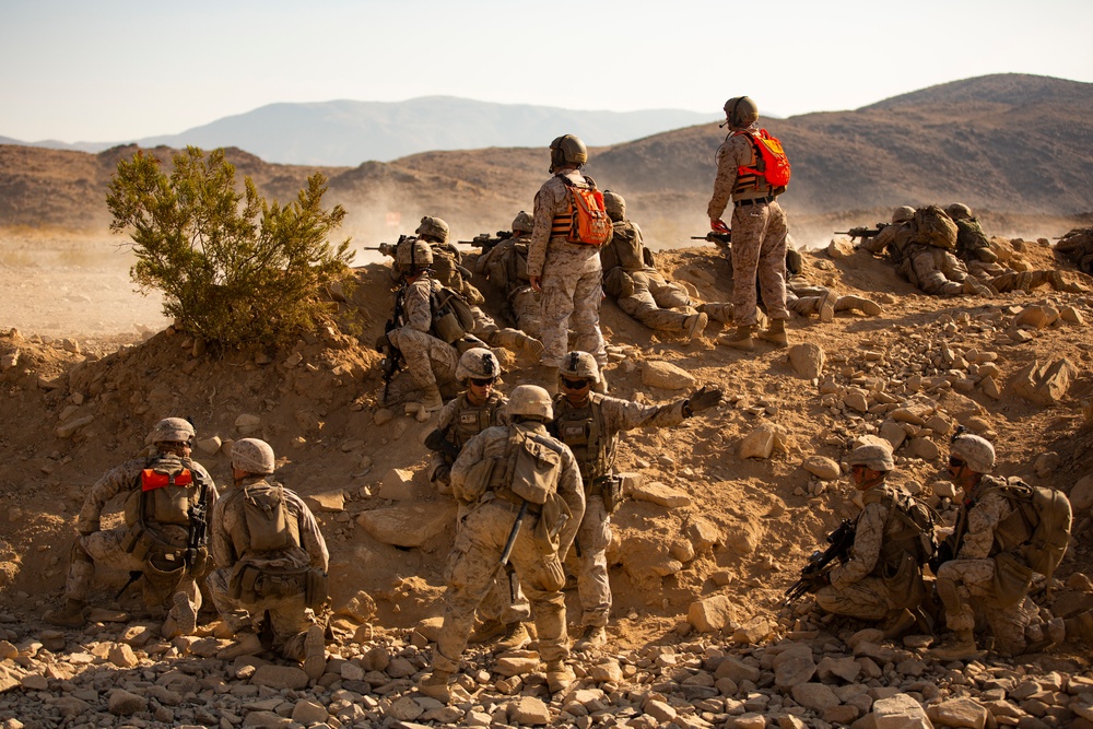2/1 Conducts Range 410A Platoon Attacks During SLTE 1-21