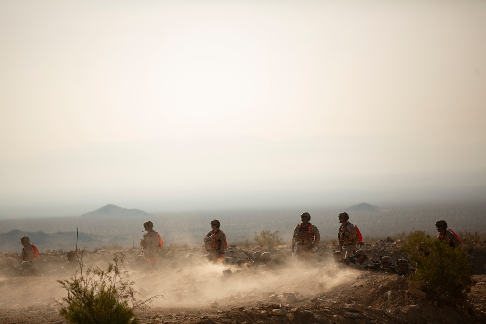 2/1 Conducts Range 410A Platoon Attacks During SLTE 1-21