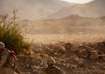 2/1 Conducts Range 410A Platoon Attacks During SLTE 1-21
