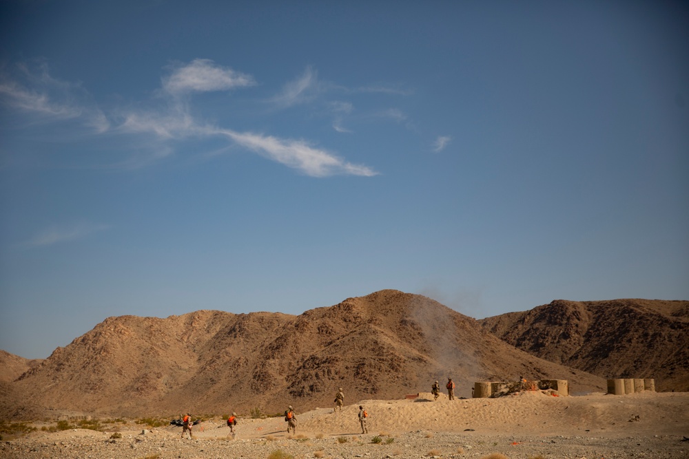2/1 Conducts Range 410A Platoon Attacks During SLTE 1-21