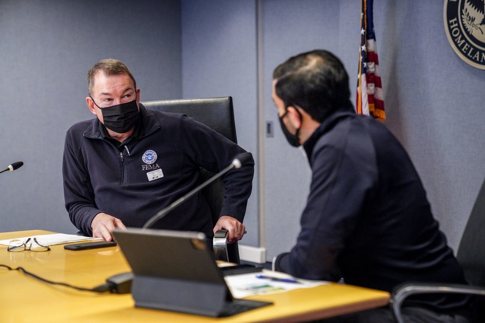 FEMA Leadership Receives Updates on Hurricane Delta