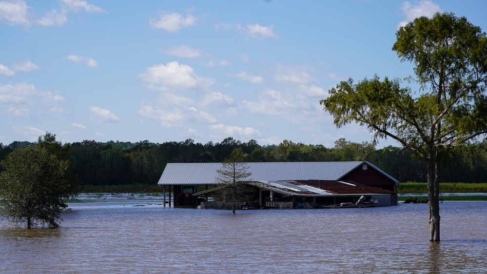 Hurricane Delta causes flooding in Louisiana