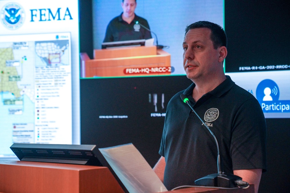 FEMA Leadership Receives Updates on Hurricane Delta