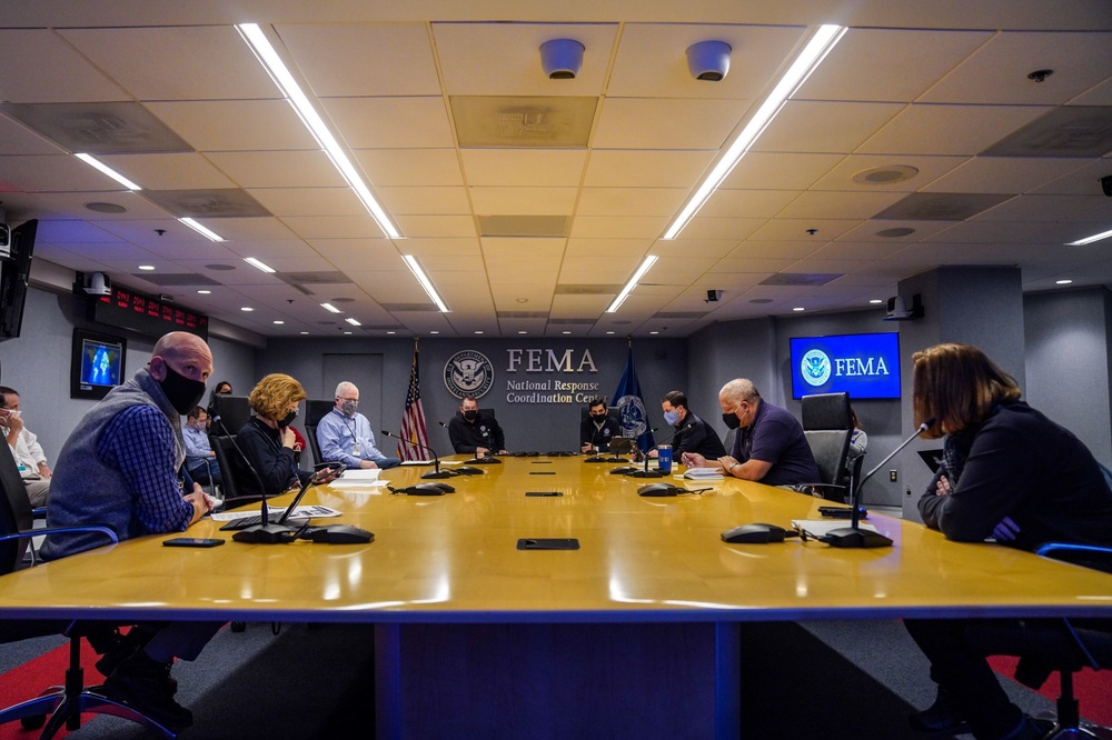 FEMA Leadership Receives Updates on Hurricane Delta