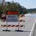 Hurricane Delta causes road closures in  Louisiana