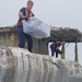 Coast Guard members, wildlife specialists help rescue injured pelican