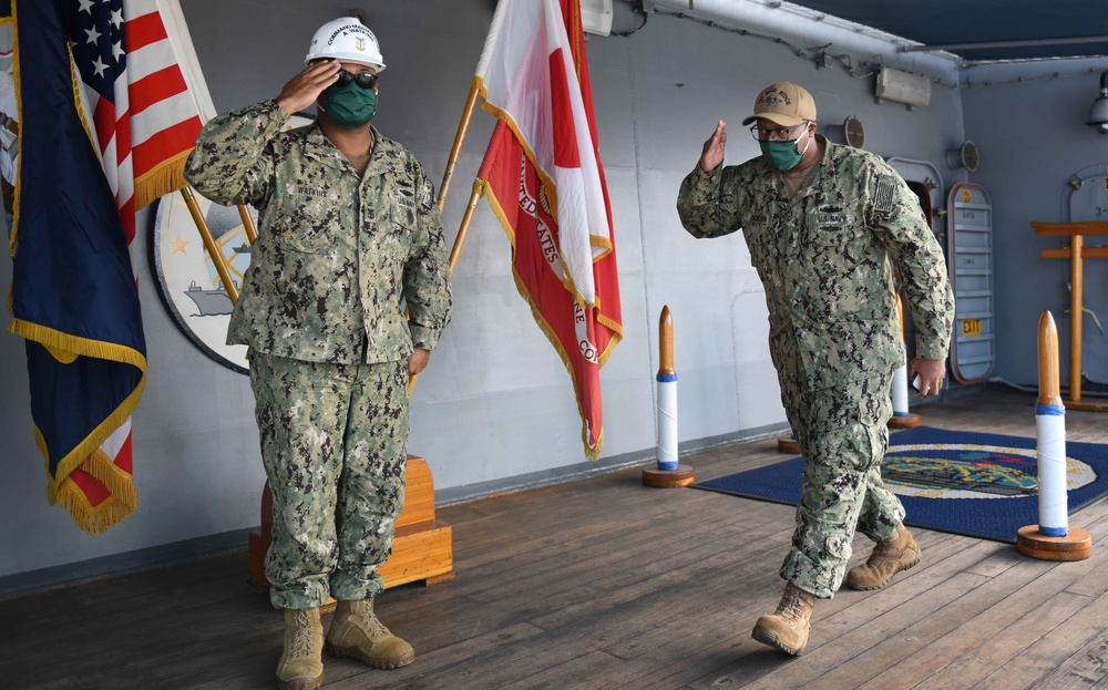 Senior Chief Bong-Off Ceremony