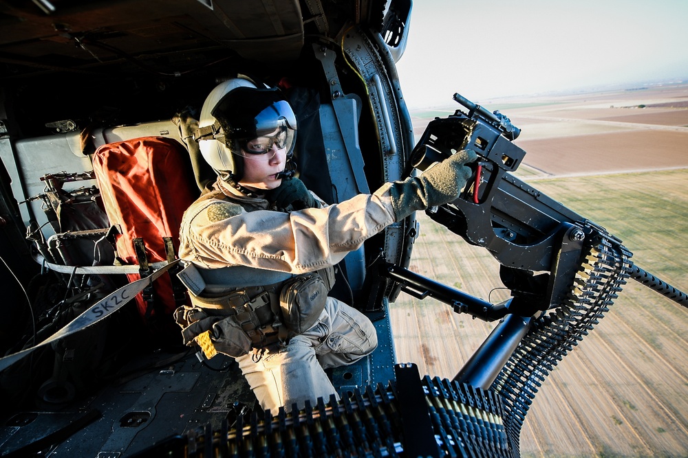 Helicopter Sea Combat Squadron (HSC) 4, Participate in Aerial Gun Exercise