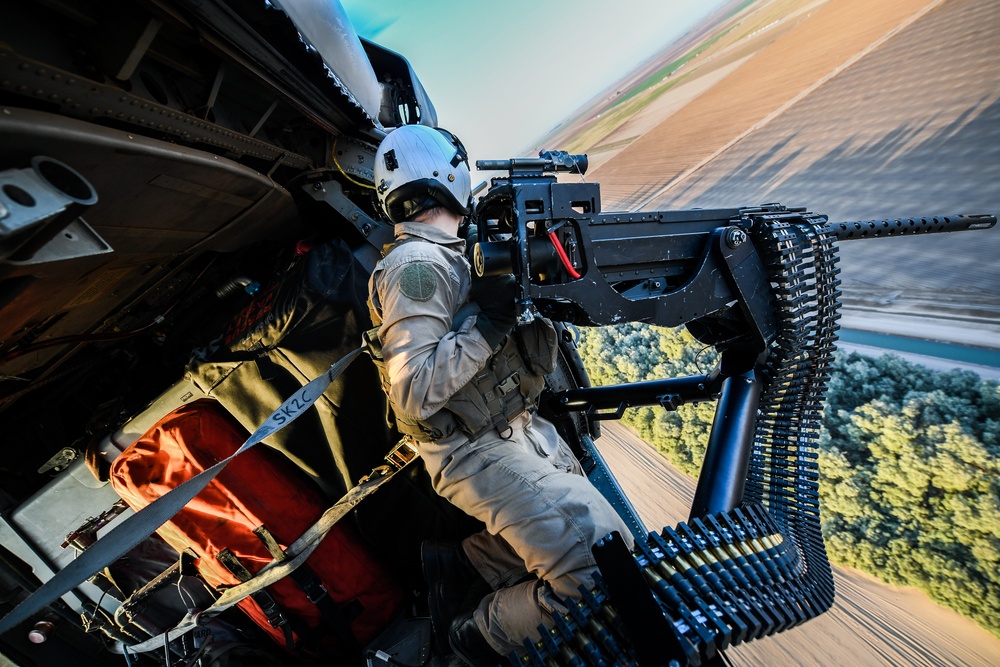 Helicopter Sea Combat Squadron (HSC) 4, Participate in Aerial Gun Exercise