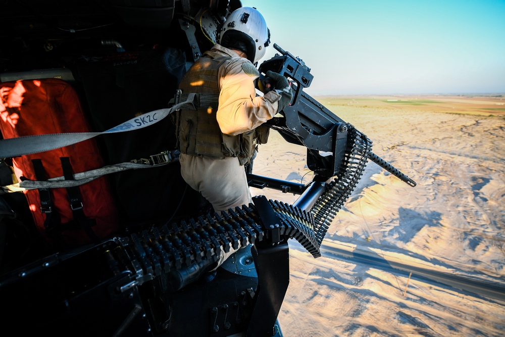 Helicopter Sea Combat Squadron (HSC) 4, Participate in Aerial Gun Exercise