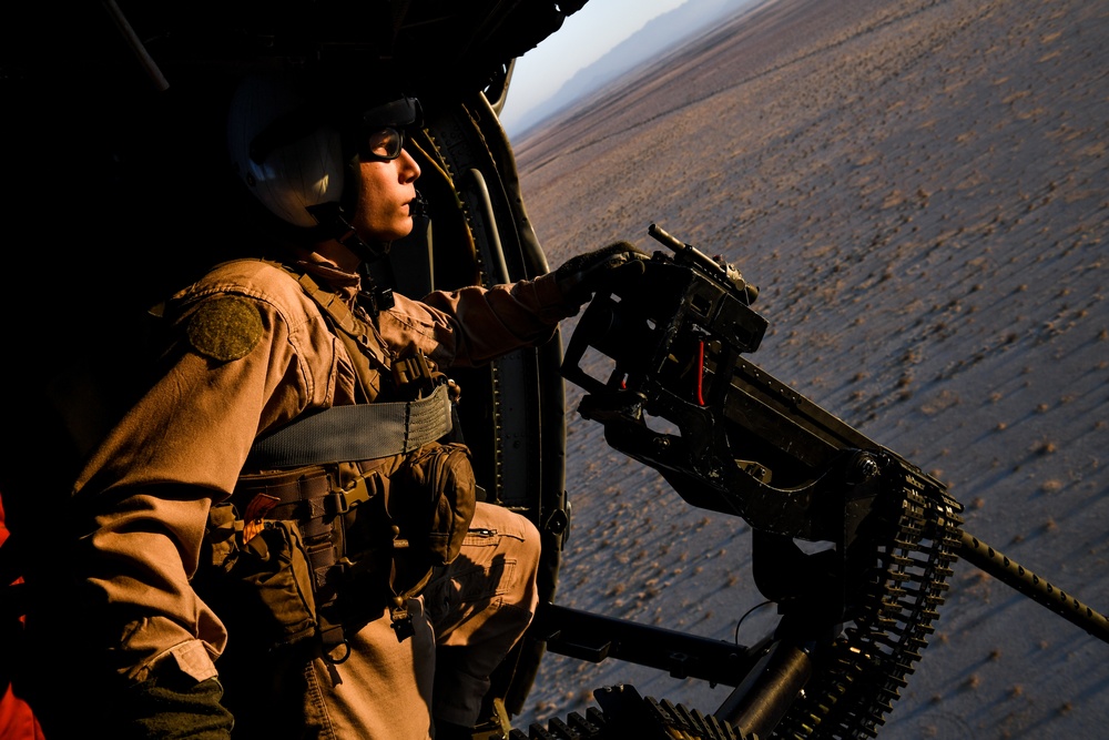 Helicopter Sea Combat Squadron (HSC) 4, Participate in Aerial Gun Exercise