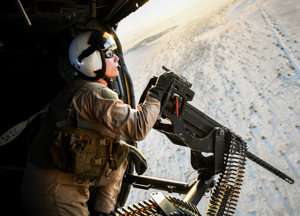 Helicopter Sea Combat Squadron (HSC) 4, Participate in Aerial Gun Exercise
