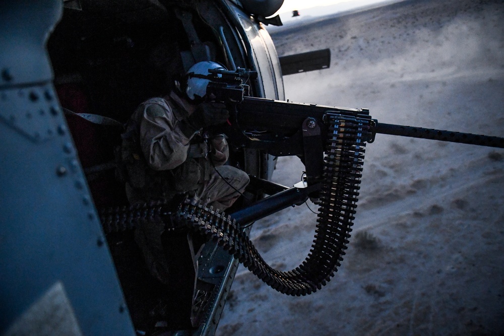 Helicopter Sea Combat Squadron (HSC) 4, Participate in Aerial Gun Exercise
