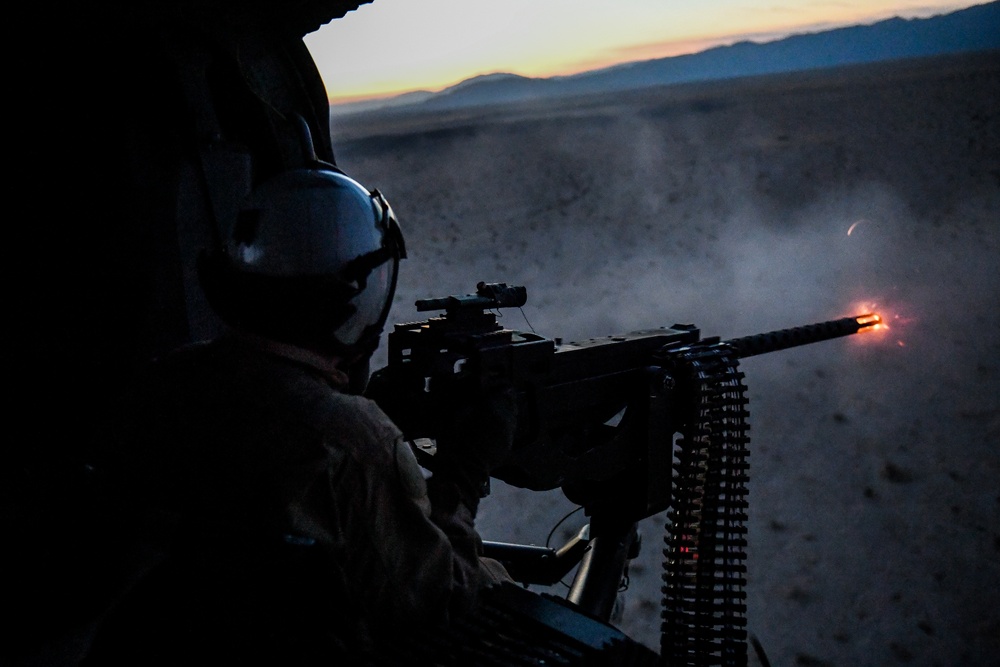 Helicopter Sea Combat Squadron (HSC) 4, Participate in Aerial Gun Exercise